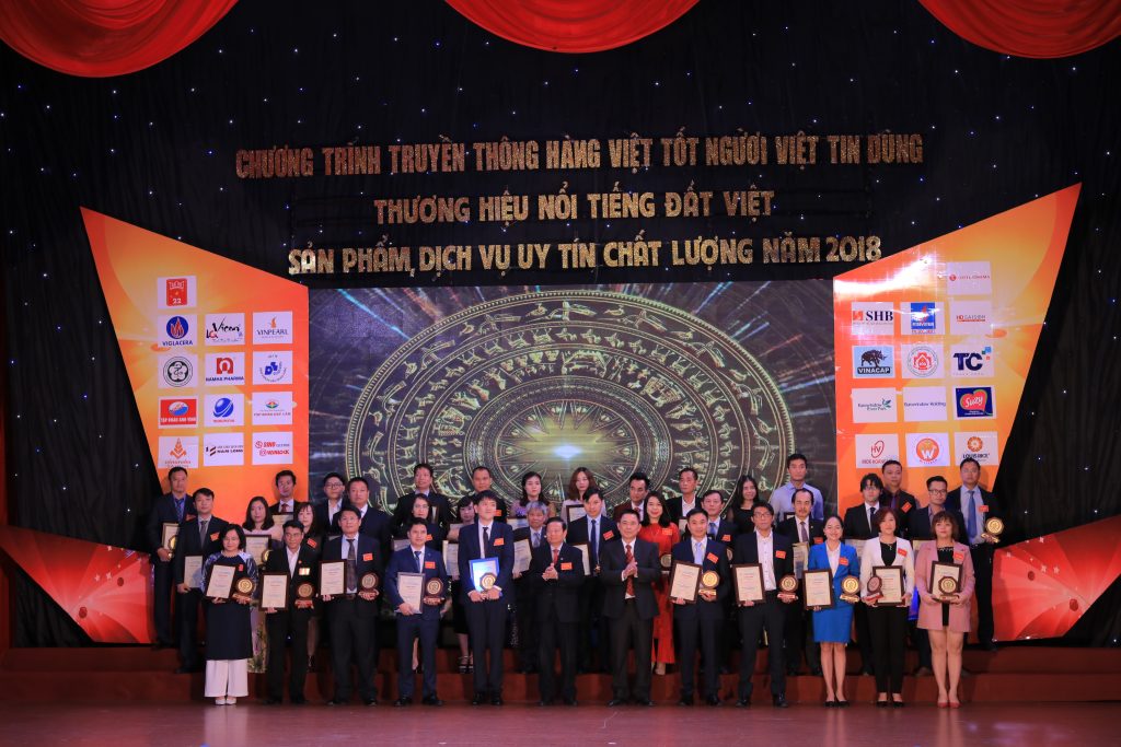 WIFITECH vinh dự nhận giải thưởng “Đạt Top 10 sản phẩm uy tín – chất lượng cao 2018 được người Việt tin dùng”